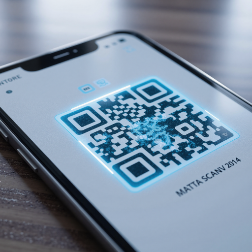 小程序二维码，黑白相间方块图案，中心位置显示小程序图标，边框整齐，尺寸标准